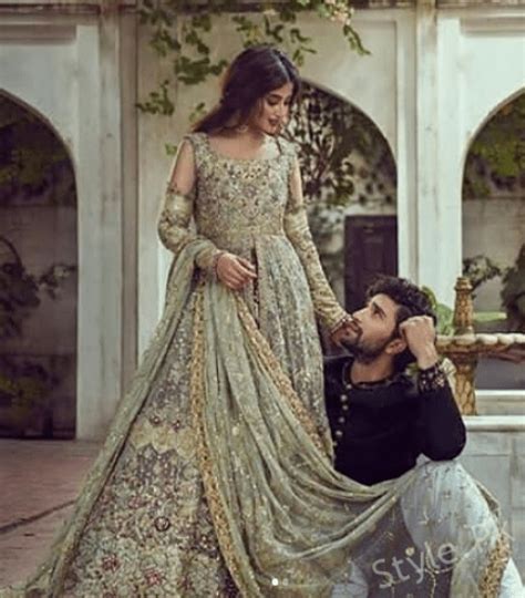 Stunning Bridal Shoot Of Onscreen Couple Sajal Aly And Ahad Raza Mir