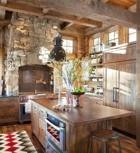 Other rustic kitchen decor ideas include: 15 Warm & Cozy Rustic Kitchen Designs For Your Cabin