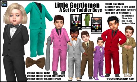 Little Gentlemen Toddler Set At Sims 4 Nexus Sims 4 Updates
