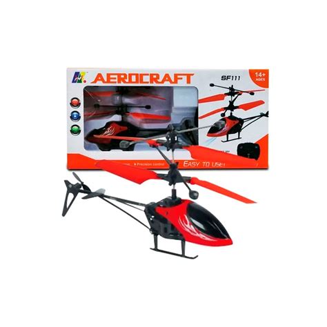 helicóptero juguete doble hélice a control remoto con luces jugueterias carrousel