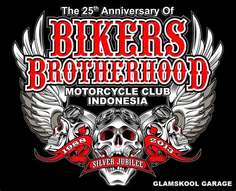 Logo bikers brotherhood mc indonesia tidak akan pernah berubah #1. Happy 25TH ANNIVERSARY BIKERS BROTHERHOOD INDONESIA MC ...