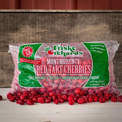 Friske Farm Market Frozen Cherries Montmorency Red Tart