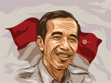 Fan Art Pak Jokowi Presiden Indonesia Cartoon Version On Behance