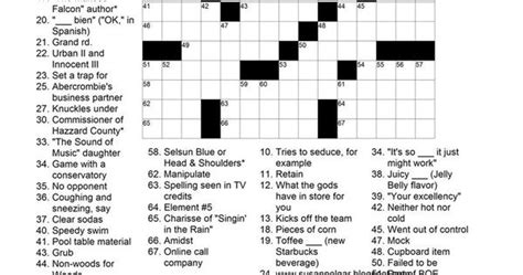 Printable Thomas Joseph Crossword Puzzle For Today