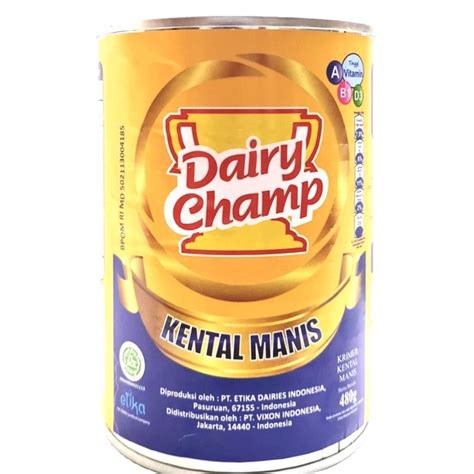 Jual Susu Kental Manis Dairy Champ 480gr Shopee Indonesia