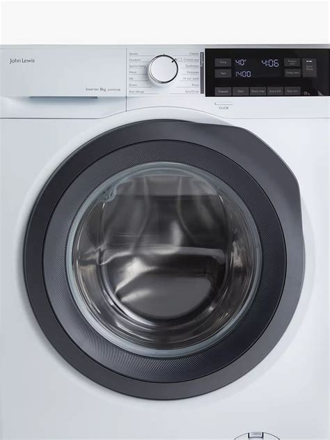 John Lewis And Partners Jlwm1428 Freestanding Washing Machine 8kg Load 1400rpm Spin White