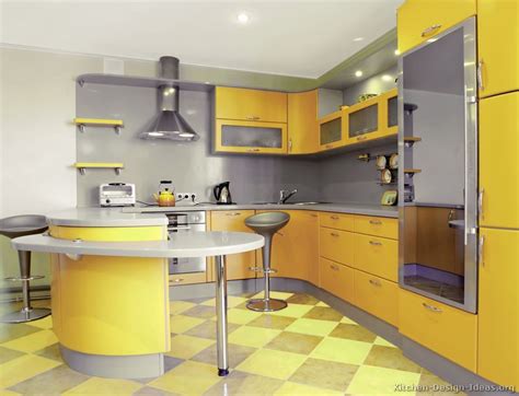Since grey is such a versatile color. Pictures of Kitchens - Modern - Yellow Kitchens (Kitchen #9)