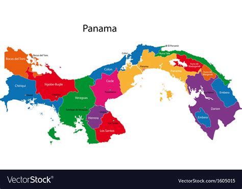 Printable Panama Map