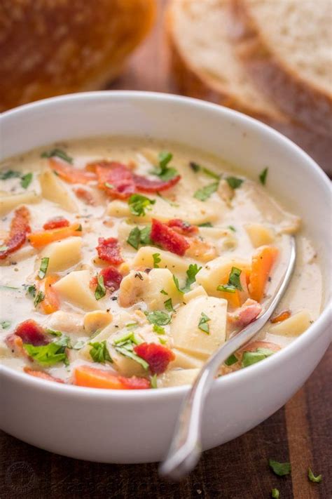 We've made it easy by skipping the process of steaming fresh clams to get the clam juice and meat for the soup, subbing in more convenient and equally. Clam Chowder Recipe (VIDEO) | Chowder recipes, Clam ...
