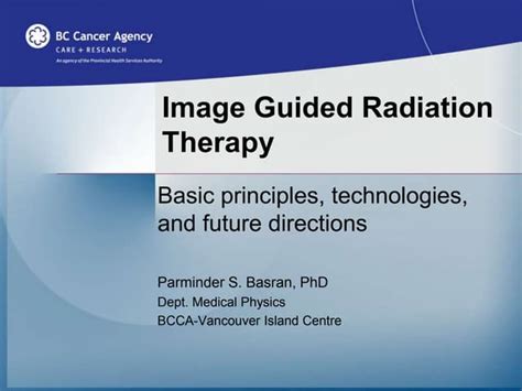 Image Guided Radiation Therapy 2011 Ppt
