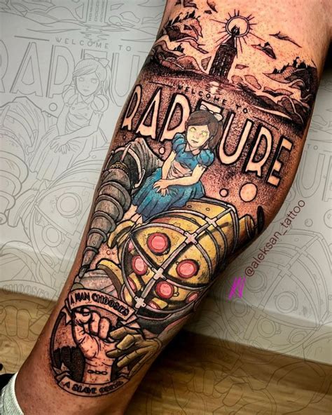 A Man With A Tattoo On His Leg That Reads Madpure And Has An Image Of A