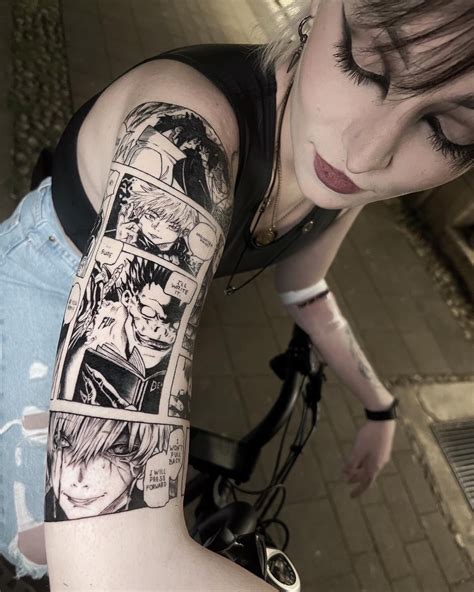 Top More Than 68 Anime Half Sleeve Tattoo Super Hot In Eteachers