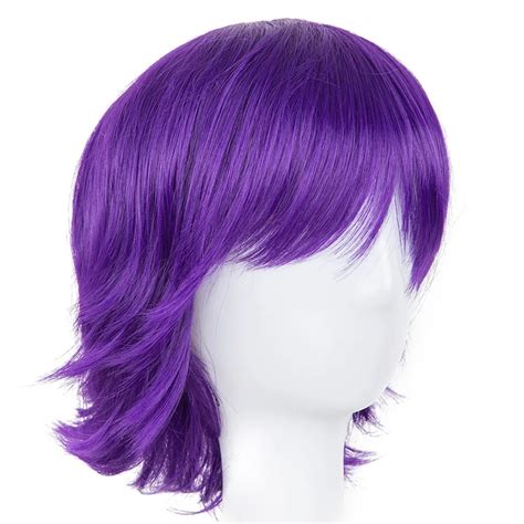 Buy Short Purple Wig Fei Show Synthetic Heat Resistant