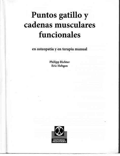Solution Puntos Gatillo Y Cadenas Musculares Funcionales Studypool