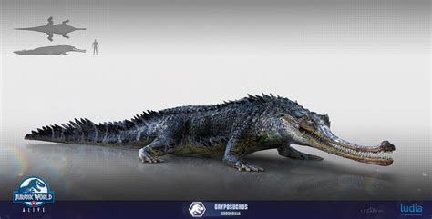 Artstation Jurassic World Pyroraptor Quetzalcoatlus Gryposuchus Joé Lesaffre Jurassic