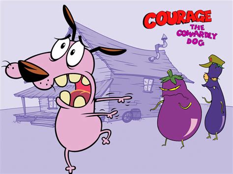 Courage The Cowardly Dog Cartoon Wallpaper 1024x768 9167
