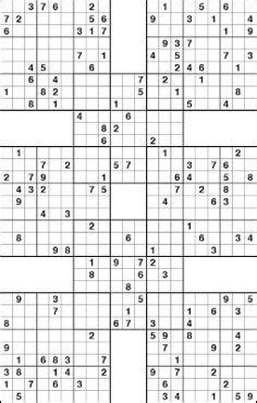 Hemos encontrado sudoku de 16 x 16 (los normales son de 9 x 9) de distintas dificultades, así­ que si quieres probarlos también podrás empezar por el nivel más fácil. PRINTABLE SUDOKU - HARD | Sudoku printable, Sudoku, Sudoku ...