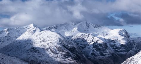 Landscape Photography Of Snowy Mountain Glencoe Hd