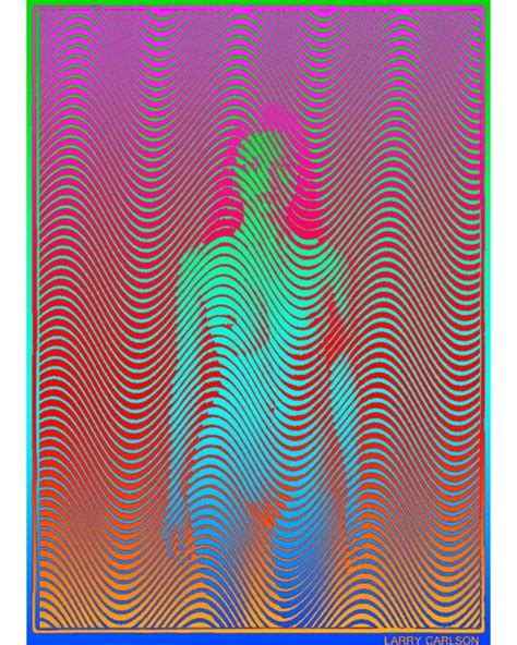 Wavy Psychedelic Trippy Optical Illusion Nude Opart Etsy