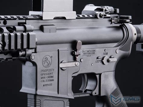 Emg Custom Built Colt Licensed M4 Sopmod Block 2 Airsoft Aeg Rifle With