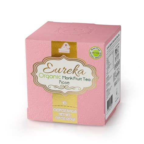 Eureka Organic Monk Fruit Tea Rose Peppermint Tea Tea Packaging