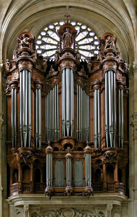 Pipe Organ In St Eustache Paris France By Churchmouse Impressive