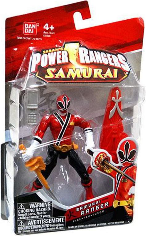 Power Rangers Samurai Samurai Ranger Fire 4 Action Figure Bandai
