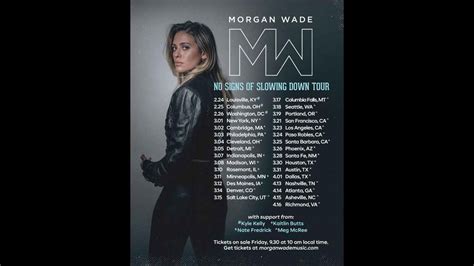 morgan wade announces no signs of slowing down tour