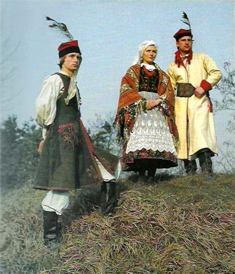 strój krakowski polish folk art slavic folklore european culture