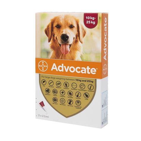 Advocate For Dog 3 X 25ml Km Vet Pharm Sdn Bhd