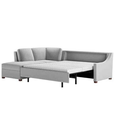 The design features ribbing instead of upholstery buttons making for a more comfortable surface to sleep on. Perry Comfort Sleeper Sofa | Sectional sleeper sofa, Most ...