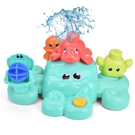 Bath Toys For Toddlers 5 Pcs Bath Tub Toys Set Spray Water Toys For