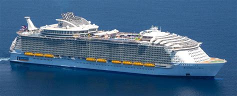 Symphony Of The Seas, the largest cruise ship in the world In dry dock