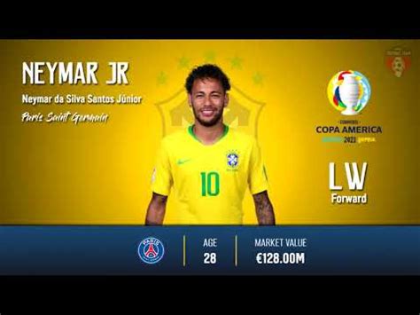 We did not find results for: Brazil Squad Copa America 2021 - YouTube