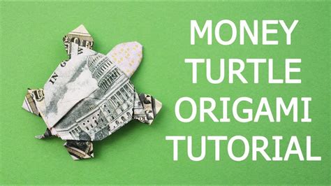 Home And Garden Money Sea Turtle Origami 1 Dollar Bill Folded Small T