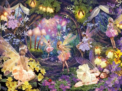Fairy Garden Wallpaper Wallpapersafari