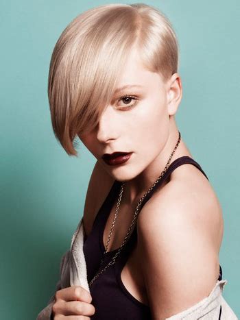 Ensure that the fringe isn't too long as it might make your face look even longer. Pictures : New Short Punk Hairstyles for Women - Short ...