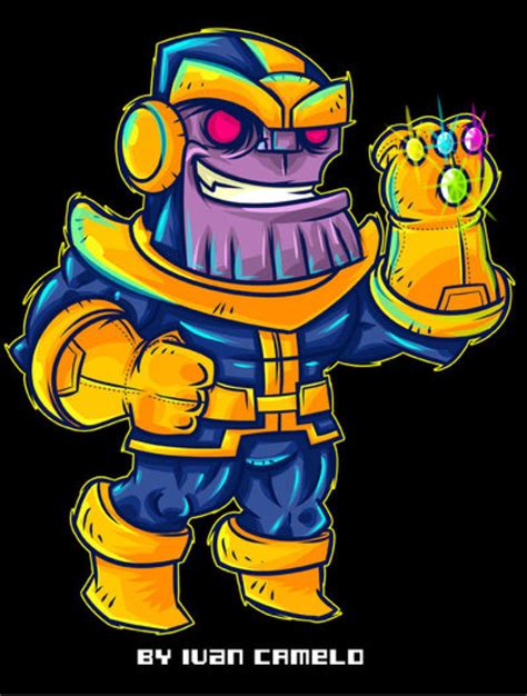 Thanos By Vancamelot On Deviantart Chibi Marvel Marvel Vs Dc Marvel