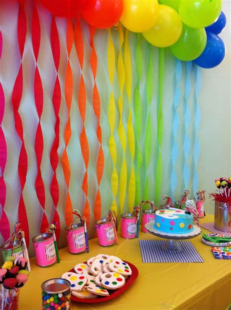 So Perf Birthday Party For An 8 Year Old Girl Rocker Theme Art