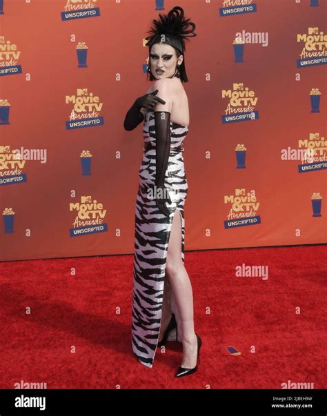 Gottmik Arrives At The 2022 Mtv Movie And Tv Awards Unscripted Held At