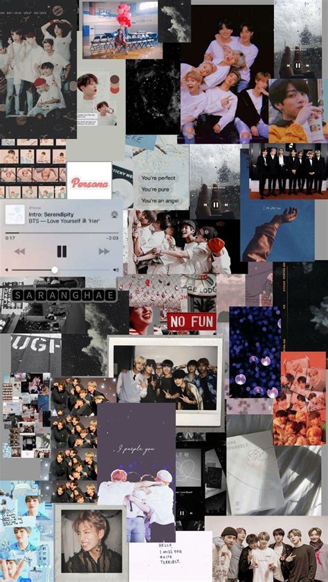 Bts Collage Aesthetic Wallpapers Top Free Bts Collage Aesthetic Backgrounds Wallpaperaccess