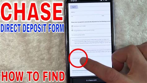 How To Find Chase Direct Deposit Form 🔴 Youtube
