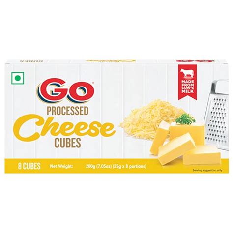 Buy Gowardhan Processed Cheese Cubes 200 Gm Online At Best Price