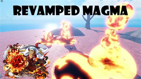 Aopg New Revamped Magma Fruit Showcase Update 575 Roblox A One