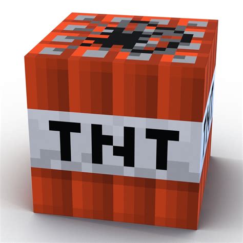 Minecraft Tnt 3d模型3d模型 Turbosquid 1017066