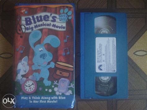 Blues Clues Blues Big Musical Movie Vhs Audio Portable Music Players