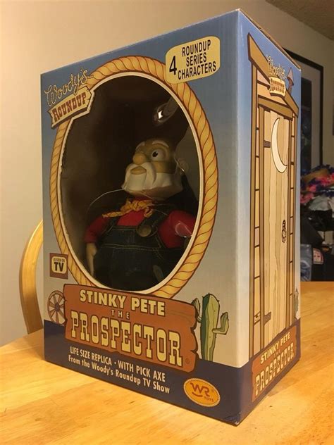 Pixar Toy Story Prospector Stinky Pete Doll By Young Epoch W Pick Axe