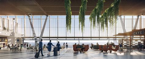 Zgf Architects Shares New Images Of Its Timber Topped Main Terminal At