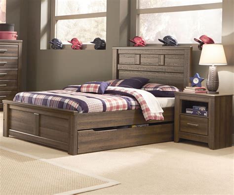 Looking to completely furnish your child's room? B251 Juararo Trundle Bed | Boys full size trundle beds ...
