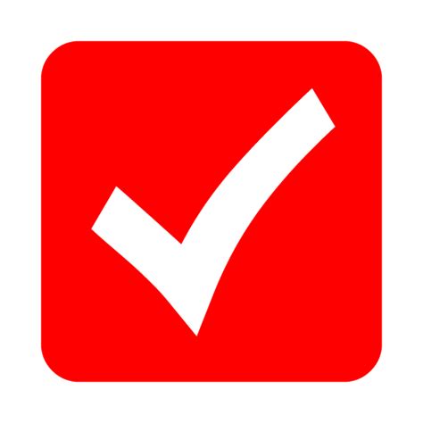 Free Red Checkmark Png Download Free Red Checkmark Png Png Images